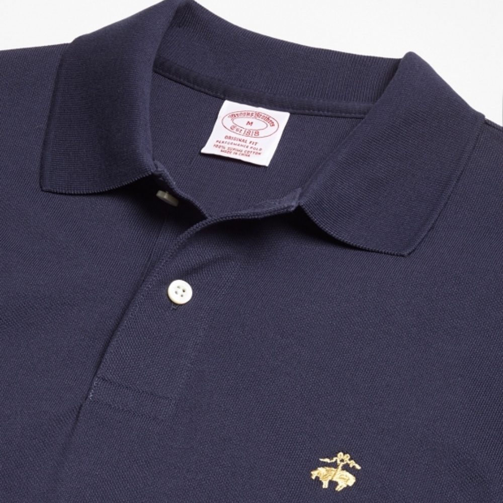 Women’s Navy Brooks Brothers Slim Fit Polo
